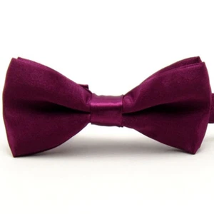 Baby Boy Kid Child Satin Pre-tied Bow Tie Wedding Party Tuxedo Bowtie Necktie - Picture 1 of 23