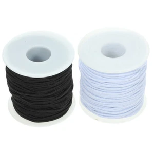 2 Rolls of Diy Elastic Bracelet Thread Jewelry Beading Thread Craft Jewelry - Picture 1 of 12
