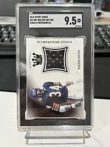 2018 Sport Kings Single Memorabilia Walter Payton Worn Jersey SM-WP SGC 9.5 - Picture 1 of 2