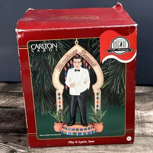 Carlton Cards Humphrey Bogart Play It Again Sam Ornament - Picture 1 of 6