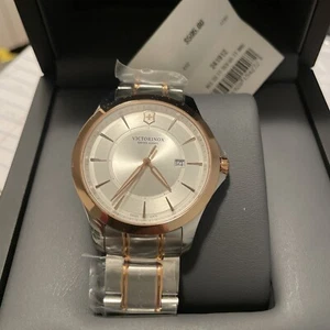 Vitorinox Reloj Cuarto Alliance Para Hombre Esfera Blanca Acero - Picture 1 of 3