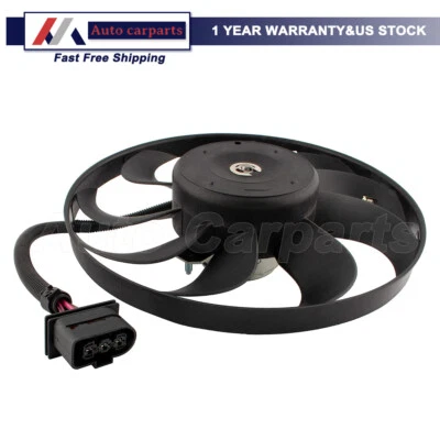 Radiator Cooling Fan Right For Audi TT 2000-2002 Audi TT Quattro 2000-2006 - Image 1 of 4