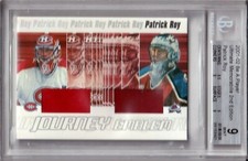  2001-02 BAP Ultimate Memorabilia Journey Emblems #15 Patrick Roy 08/10 - BGS 9