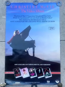 Christine McVie The Video Album Rare Original Promo Poster Fleetwood Mac 24x36 - Bild 1 von 4