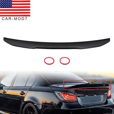 For 2004-2010 BMW 5-Series E60 525i 528i 530i PSM Style Rear Trunk Spoiler Wing Foto 1 de 4