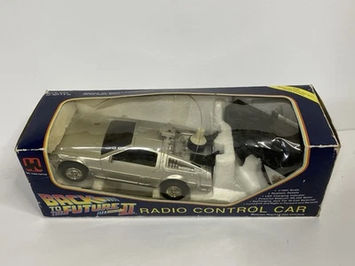 Back To The Future Part 2 JRL Radio Control Car 1:18 in Box 1989 BTTF II - Image 1 of 3