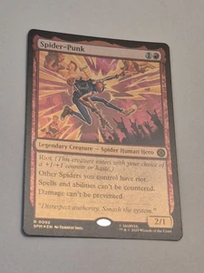 MTG FOIL Spider-Punk English SPM 0092 - Picture 1 of 3