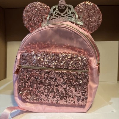 迪士尼邮轮公司 DCL Bibbidi Bobbidi 精品背包粉色全新带标签 — 第 1/2 张图片