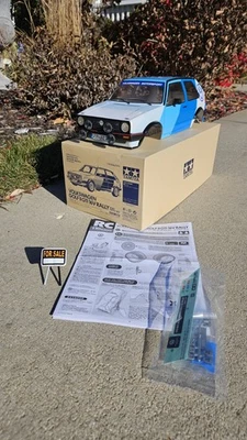 NEW! Tamiya 51706 1/10 RC Car VW Golf II GTI 16V Rally Body Set - MF01X/M05/M07 - Image 1 of 4