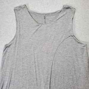 Soft Surroundings Raw Edge Grey Layered Lagenlook Sleeveless Dress Size XL - Picture 1 of 11