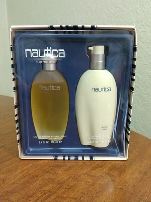 De Colección Nautica Mujer EDP 3.4 OZ Original Eau De Parfum Raro con Loción Set de Regalo Nuevo en Caja Foto 1 de 4