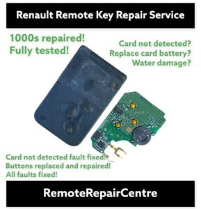 Renault Key Fix Card Repair Service Megane Laguna Espace