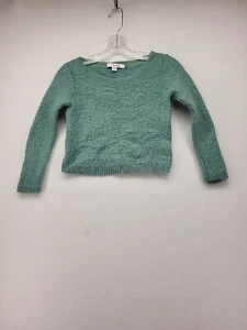 Boden Youth Sweater Green 12 Girls Wool Blend Pullover Long Sleeve Top Casual - Picture 1 of 15
