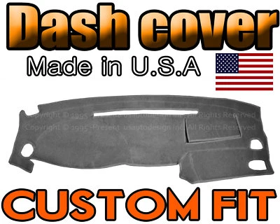 Fits 1999-2003 MITSUBISHI GALANT DASH COVER MAT DASHBOARD PAD USA/ CHARCOAL GREY - Image 1 of 4