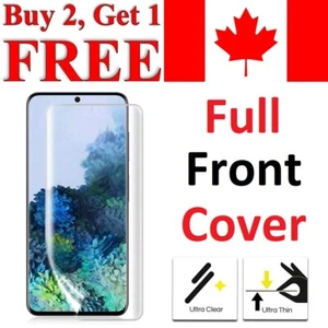 Curved Screen Protector For Samsung S24 S23 Ultra S22 S21 S20 Plus S10 S9 Note - Picture 1 of 34