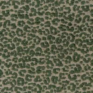 Bobbi Emerald Green Animal Print Woven Pattern Upholstery Fabric by the Yard - Picture 1 of 7