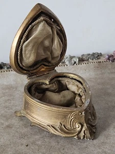 Antique Jewelry Trinket Box Nouveau - Picture 1 of 12