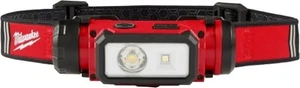 Milwaukee Hard Hat Headlamp 600 Lumens LED Rechargeable Aluminum w/ Power Source - Picture 1 of 2