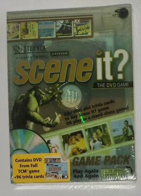 Scene It The DVD Game Pack Turner Classic Movies Edition NEW Sealed Trivia Cards - Image 1 of 4
