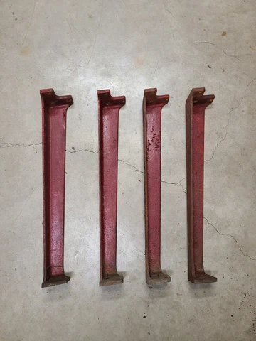 VINTAGE CAST IRON LEGS INDUSTRIAL TABLE LEGS BASE LATHE LEGS REPURPOSE TABLE Cover