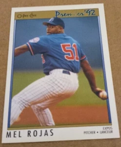 1992 O-Pee-Chee Premier MEL ROJAS Baseball Card #124. MONTREAL EXPOS. - Picture 1 of 2