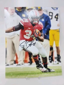 Ohio State Buckeyes Carlos Hyde #34 signiertes 8x10 Foto Echtheitszertifikat BUF - Bild 1 von 2