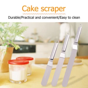 Stainless Steel Butter Cake Cream Spatula Icing Frosting Spreader Pastry Tool - Picture 1 of 11