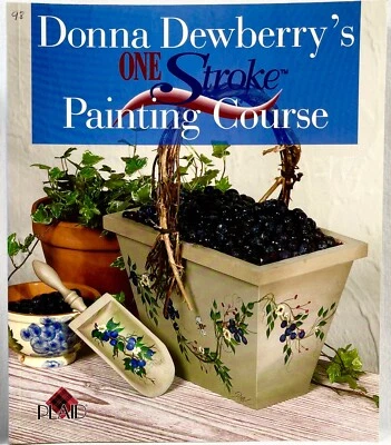Libro de instrucciones de un curso de pintura Donna Dewberrys 1999 de un solo golpe 15975 Foto 1 de 4