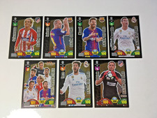 LIGA 2017-18 2018 - Panini CARDS - 7 X BALLON D'Or - messi ronaldo iniestta isco..