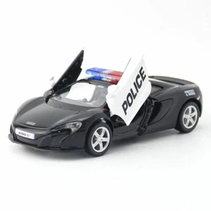 1:36 McLaren 650S Police Car Model Diecast Toy Cars Metal Vehicle Pull Back Gift - Picture 1 of 10