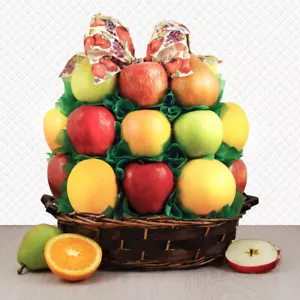 Fresh Fruit Lovers Any Occasion 18 Piece All Kosher Fruit Gift Basket - Picture 1 of 2