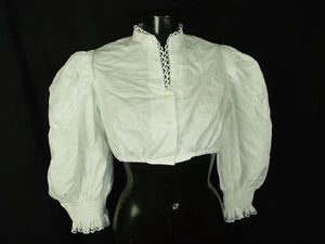 Gr.42 Dirndlbluse  mit Stehkragen   Bluse für Dirndl Trachtenbluse B2448 - Bild 1 von 1