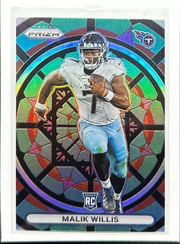 2022 Panini Prizm Malik Willis Stained Glass SP Rookie RC #SG-3 Titans