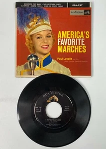 America's Greatest Marches Paul Lavalle Cities Service Band of America 45 Single - Picture 1 of 5