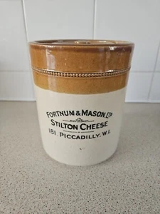 Vintage Rare Fortnum And Mason Stilton Cheese Canister. Country Kitchen Storage - Picture 1 of 14