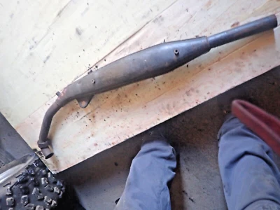 1971? Silenciador de escape Suzuki TS 90 Foto 1 de 4