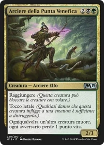 MTG POISON-TIP ARCHER EXC - ARCIERE DELLA PUNTA VENEFICA - M19 - MAGIC - Picture 1 of 1