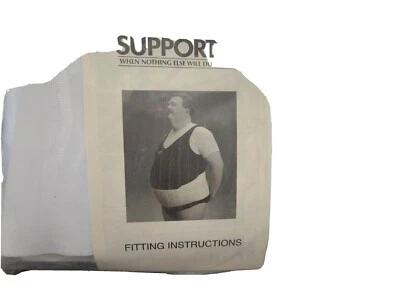 Поддерживающий бандаж для спины с формованной вставкой - бариатрический - Изображение 1 из 3