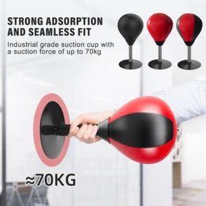 Desktop Punch Punching Speed Ball Stress Buster Freestanding Bag Kit Boxing B2E3 - Picture 1 of 18