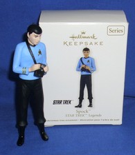 Hallmark Series Ornament Star Trek Legends #2 Spock 2011 Used See Box