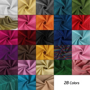 1 Yard Sparkly Glitter Stretch Moonlight Fabrics Dress Bridal Costume Backdrops - Picture 1 of 40