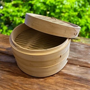 Bamboo Steamer; 10x3 ; 2 Tier - Picture 1 of 1