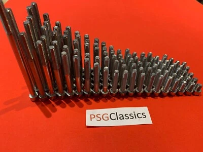 100 parafusos Allen de aço inoxidável reconstrução diversos M6 Suzuki DR400 DR500 DR600 DR650 - Imagem 1 de 4