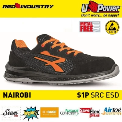 UPOWER SCARPE LAVORO ANTINFORTUNISTICA NAIROBI ESD S1P SRC U-POWER
