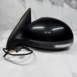 2009-2017 Volkswagen Tiguan Door Mirror Left Side View Titanium Black OEM Used - Picture 1 of 19