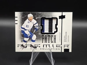 Steven Stamkos Patch /25 - 2021-22 Upper Deck Premier Patch - Game Used - Picture 1 of 2