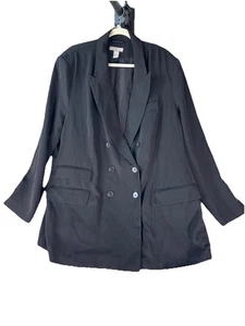H&M Blazer Jacke Damen XXL schwarz - Bild 1 von 9