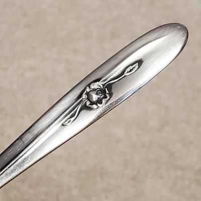 Cuchara de azúcar tradicional de acero inoxidable Sears PROVINCIAL ROSE cubiertos Foto 1 de 4