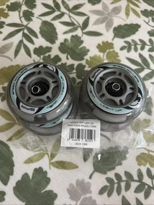 SFR Light-up Silver Inline Wheels 72mm -brand New! - Picture 1 of 2