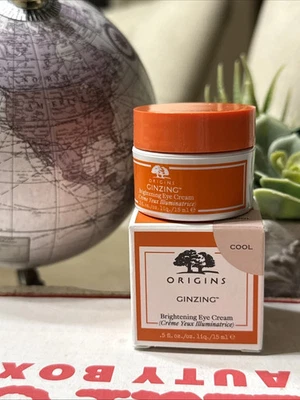 Origins GINZING Brightening Eye Cream w/Caffeine & Ginseng - Cool 0.5oz/15mL (B4 - Изображение 1 из 2
